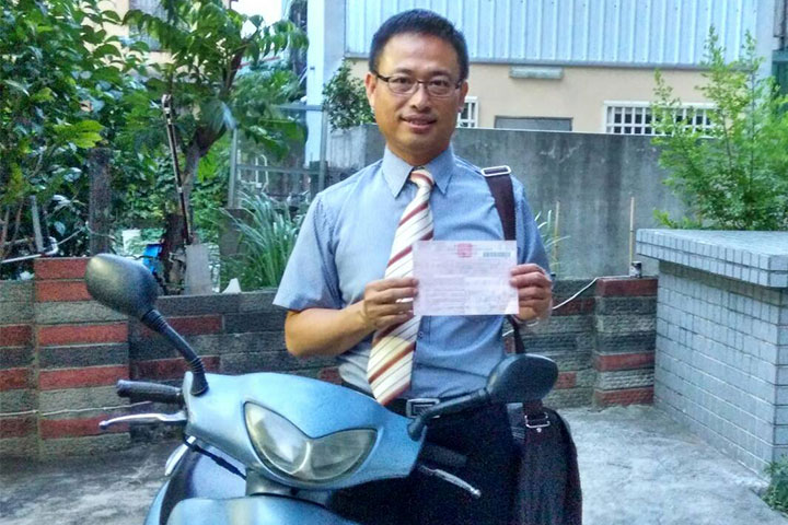 突如其來的罰單雖然令人錯愕，但透由「觀功念恩」，陳志清感到無比歡喜。